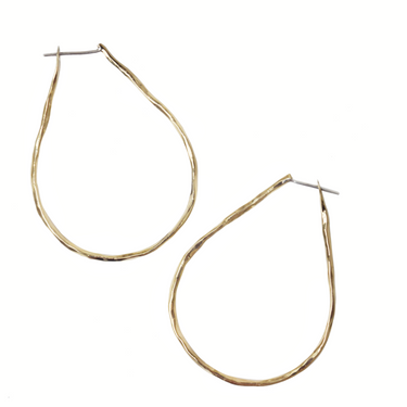 Teardrop Hoop - Magpie Jewellery