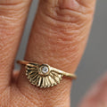 Little Sunrise Diamond Ring - Magpie Jewellery