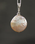 Mother Moon Pearl Pendant - Magpie Jewellery