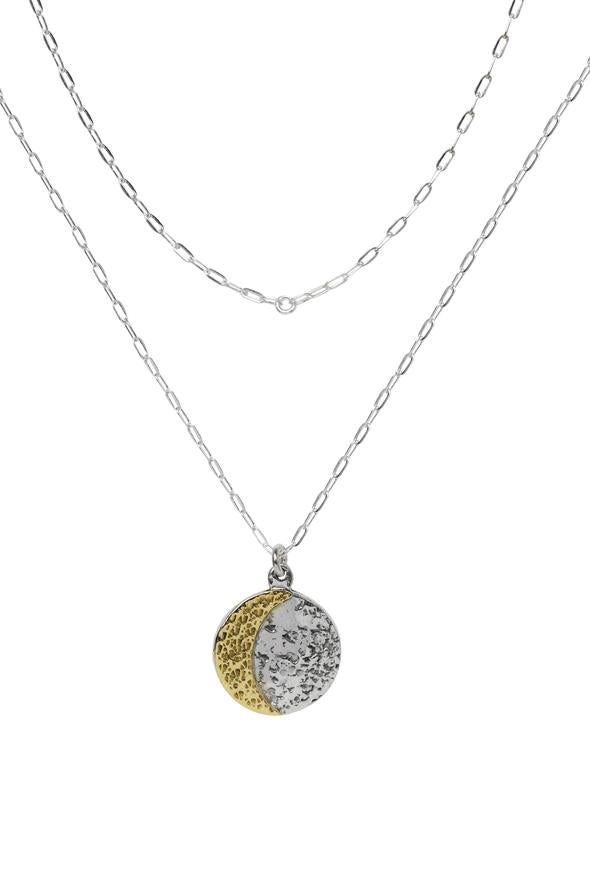 Moon Coin Necklace - Magpie Jewellery