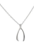 Silver Wishbone - Magpie Jewellery