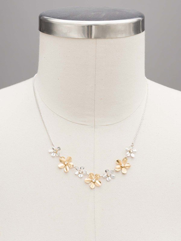 &#39;Plumeria&#39; Classic Necklace - Magpie Jewellery