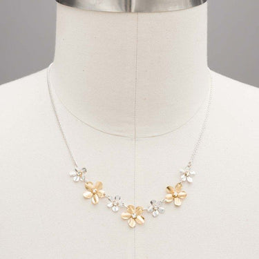 'Plumeria' Classic Necklace - Magpie Jewellery