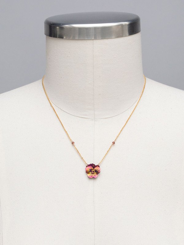 Pansy pendant on sale