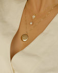 Round Spark Locket - Diamond - Magpie Jewellery