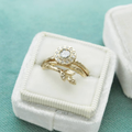 Little Halo Diamond Ring - Magpie Jewellery