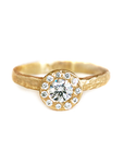 Little Halo Diamond Ring - Magpie Jewellery