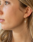 Luna Cascading Pink Pearl Earrings - Magpie Jewellery
