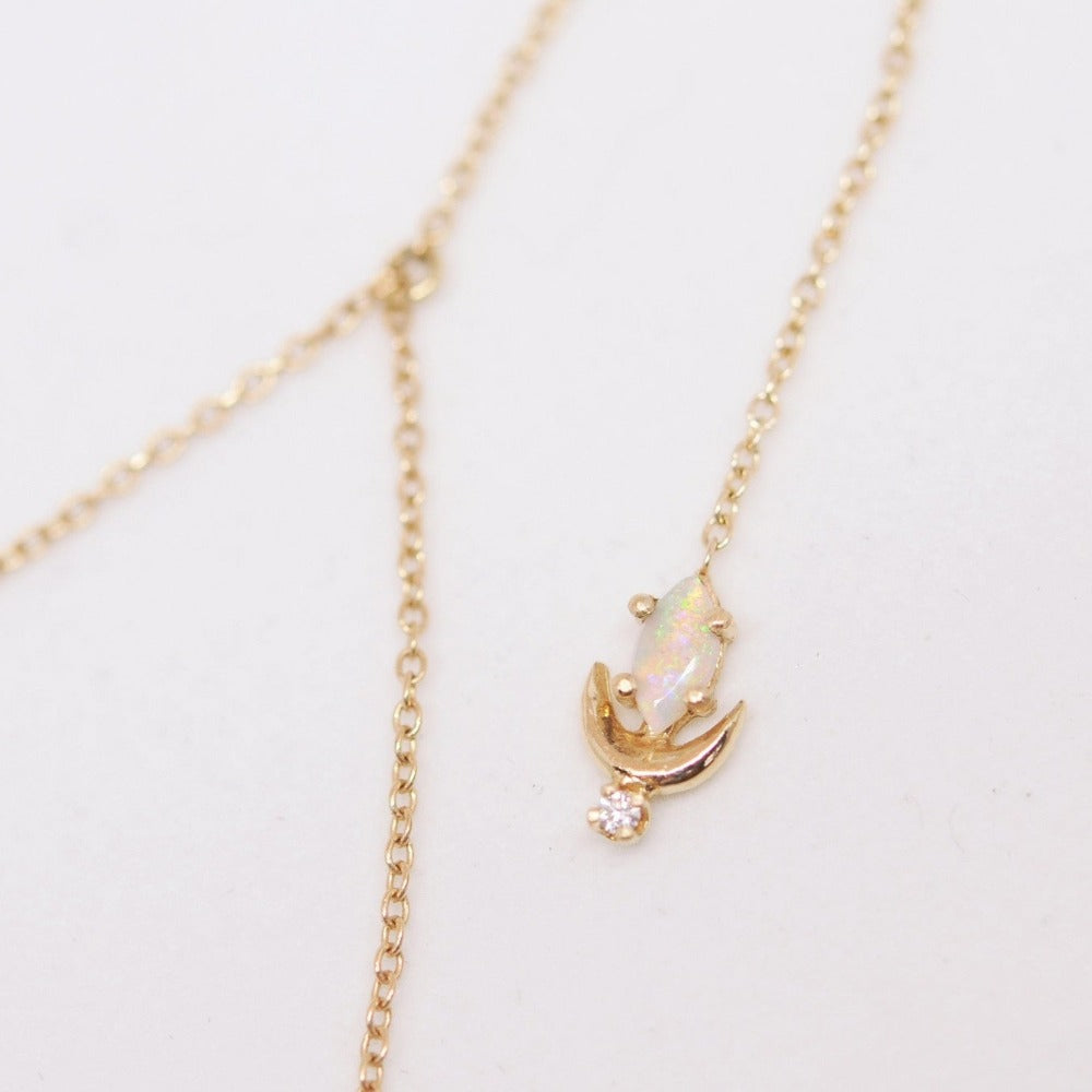 Lvna Lariat Necklace - Magpie Jewellery