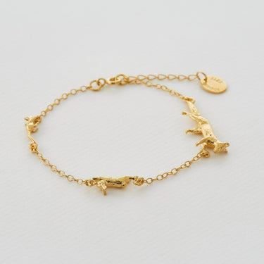 Fox, Rabbit & Mouse Chase Bracelet - Magpie Jewellery