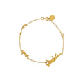 Fox, Rabbit & Mouse Chase Bracelet - Magpie Jewellery