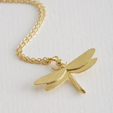 Dragonfly Neckpiece | Magpie Jewellery Gold Plated