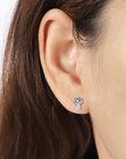 Silver Mushroom Stud Earrings - Magpie Jewellery