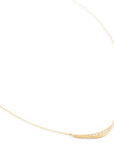 Horizontal Crescent Flow Necklace - Magpie Jewellery