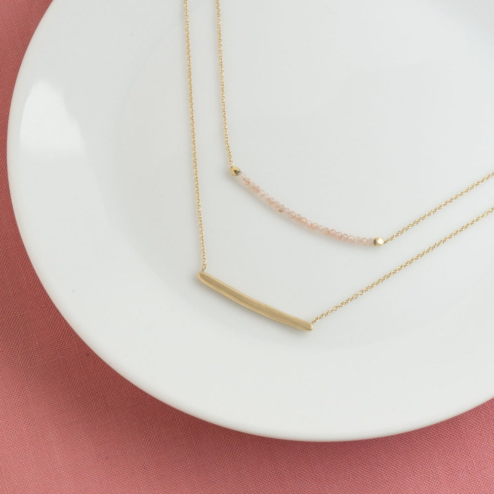 Simple Bar Necklace - Magpie Jewellery