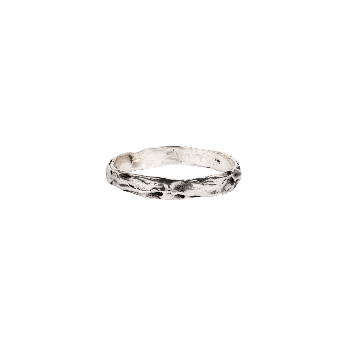 Texture Band Ring Wide or Narrow - Magpie Jewellery