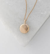 14KY Gold Small Beach Necklace - Magpie Jewellery