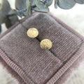 14k Sun Studs - Magpie Jewellery