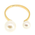 Open Pearl Ring - Magpie Jewellery