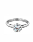 Organic Solitaire Ring