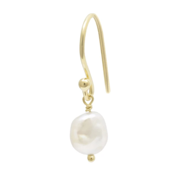 Freshwater Pearl Nugget Earrings - Magpie Jewellery