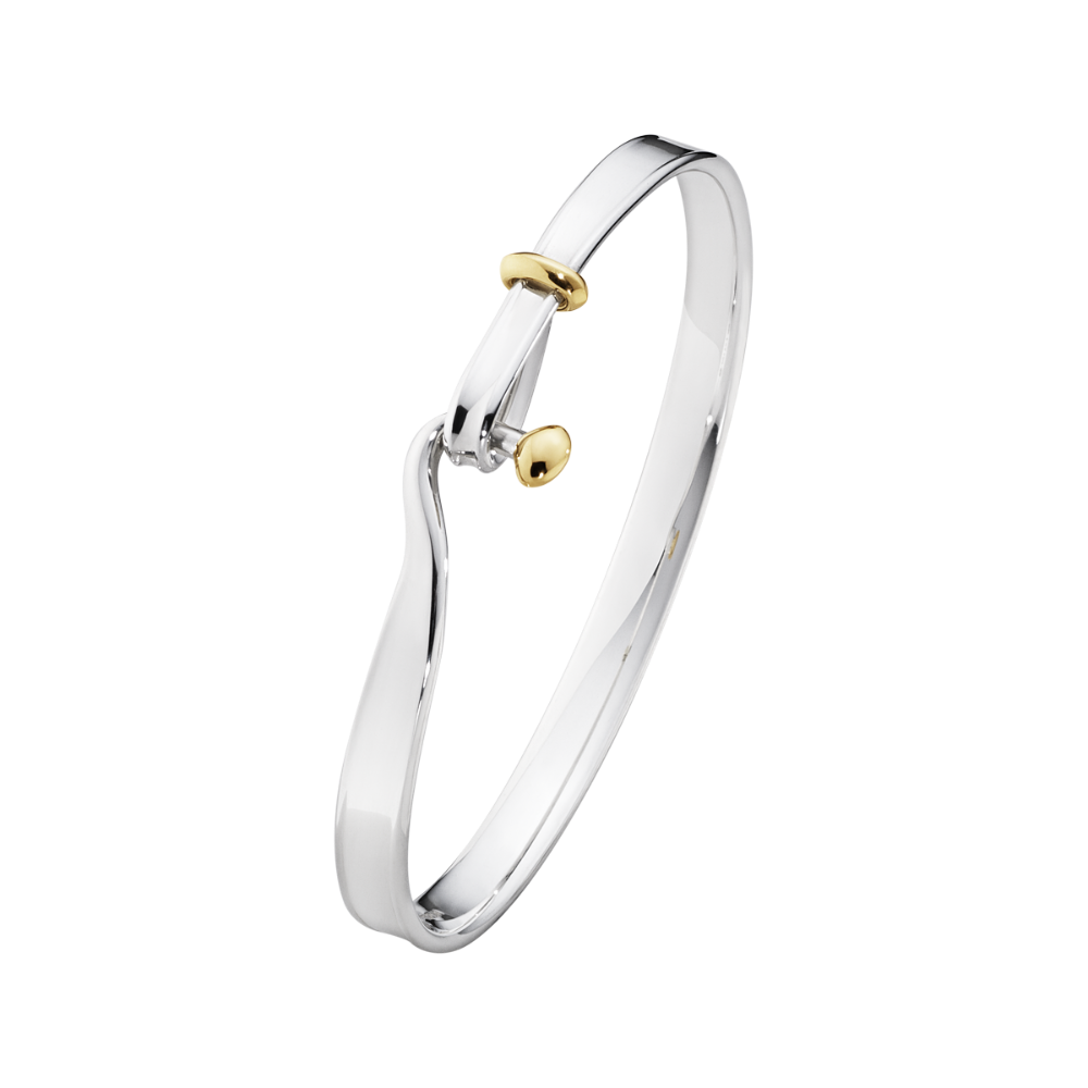 Torun 18K and Silver Bangle - Magpie Jewellery