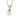 Gold Necklace with White Pearl Drop - Magpie Jewellery