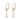 Gold Fleur de Lys Pearl Drop Earrings - Magpie Jewellery