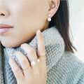 Double Pearl Earrings | Magpie Jewellery