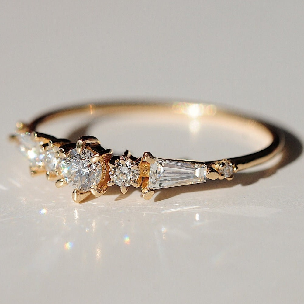 Pleiades Diamond Ring - Magpie Jewellery