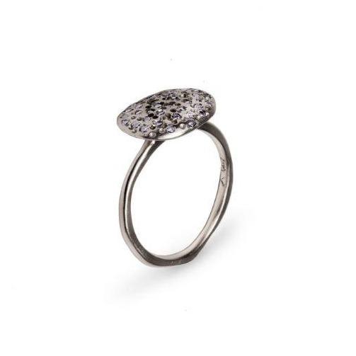 Pock Sparkler Diamond &amp; Gold Engagement Ring - Magpie Jewellery