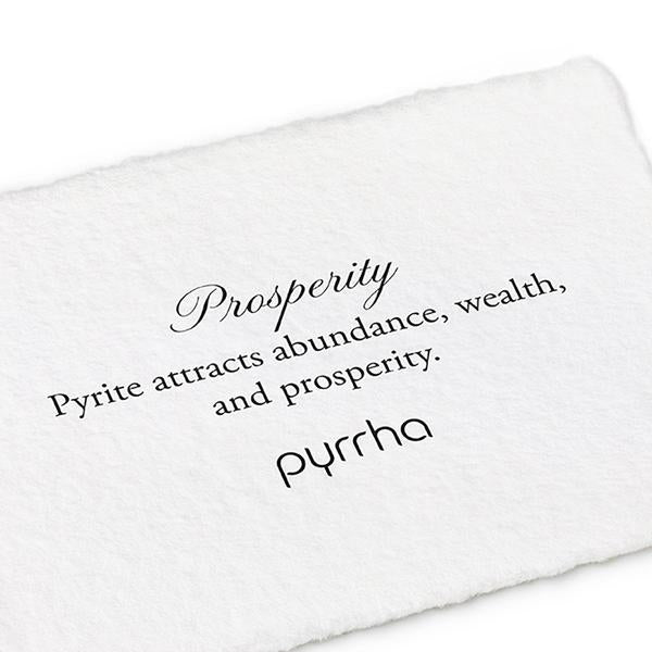 Prosperity Signature Attraction Charm - Pyrite - Magpie Jewellery