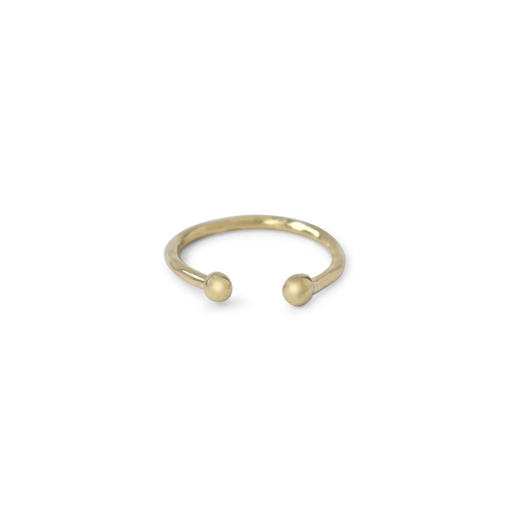 Calaway Adjustable Double Sphere Ring - Magpie Jewellery