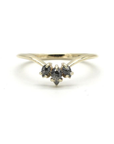 Reina Triple Pear Fitted Band - Magpie Jewellery