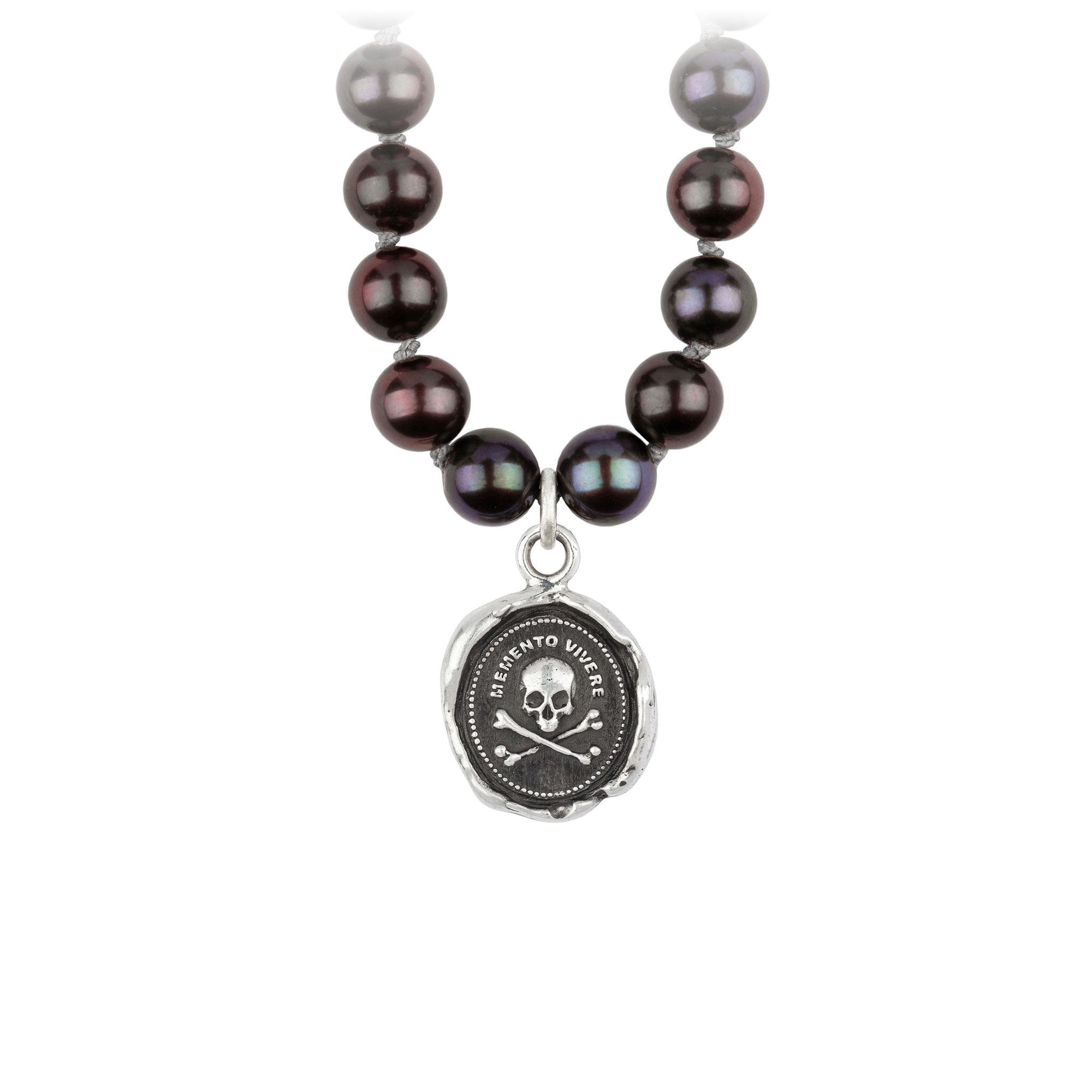 Remember To Live Freshwater Pearl Necklace - Magpie Jewellery