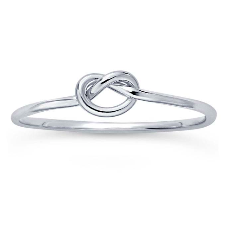 Silver Knot Ring - Magpie Jewellery