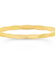 Gold-Filled Faceted Stackable Ring - Magpie Jewellery