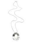 Floating Twisted Disc on Chain | Magpie Jewellery