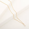 Freefall White Freshwater Pearl Necklace - Magpie Jewellery