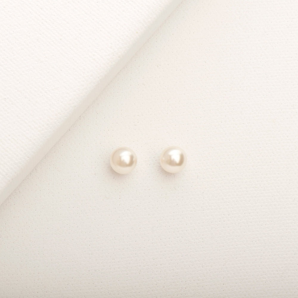 Swarovski Pearl Studs - Magpie Jewellery