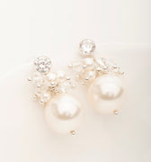 Jennifer Pearl Cluster Studs - Magpie Jewellery
