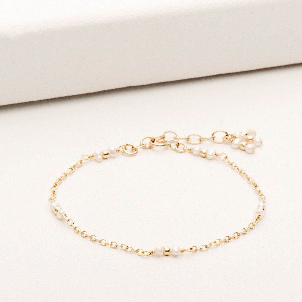 Staccato Bracelet w/ Pearls - Magpie Jewellery
