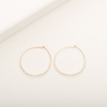 Crystalline Hoop - Magpie Jewellery