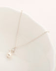 Mini-Cluster Pearl & Crystal Necklace - Magpie Jewellery