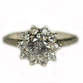 White Gold Vintage Rosetta - Magpie Jewellery