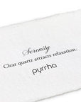 Serenity Signature Attraction Charm - Clear Quartz - Magpie Jewellery