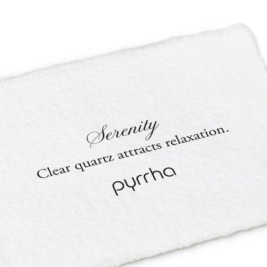 Serenity Signature Attraction Charm - Clear Quartz - Magpie Jewellery