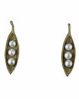 Pea Pod Studs - Magpie Jewellery