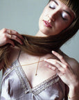 Lvna Lariat Necklace - Magpie Jewellery