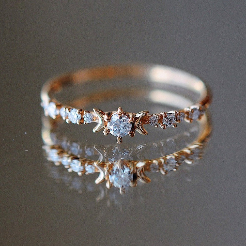 Stardust Diamond Ring - Magpie Jewellery